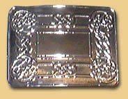 Belt Buckle Celtic Swirl  Chrome