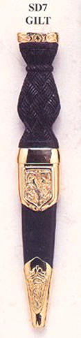 SD7 Gilt Plated Sgian Dubh