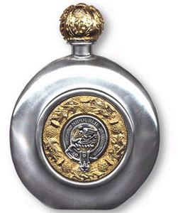 Clan Crest Sporran Flask
