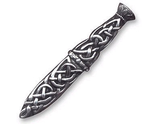 Full Celtic Art Kilt Pin