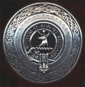 Round Clan or Badge Belt Buckle