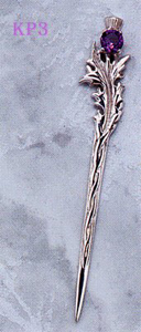 Sterling Silver Ladies Kilt or Skirt Pin KP3