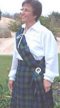 Ladies Tartan Sash