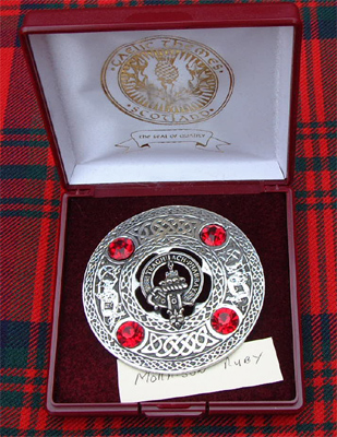 Morrison Plaid Brooch