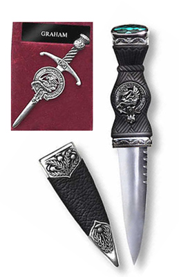 Clan Crest Sgian Dubh Set
